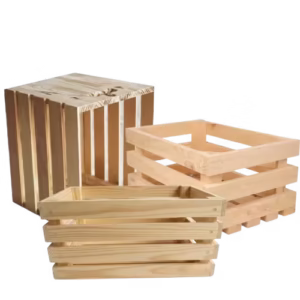 wooden crates