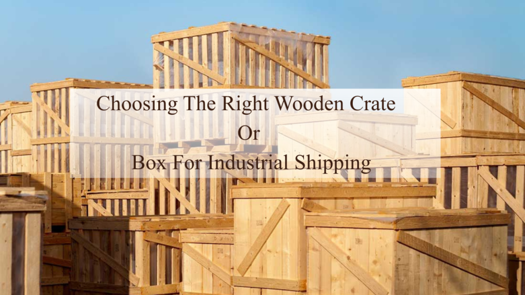 Wooden crates