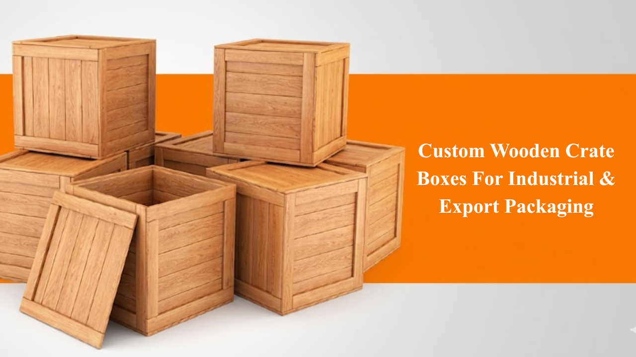 Custom Wooden Crate Boxes For Industrial & Export Packaging