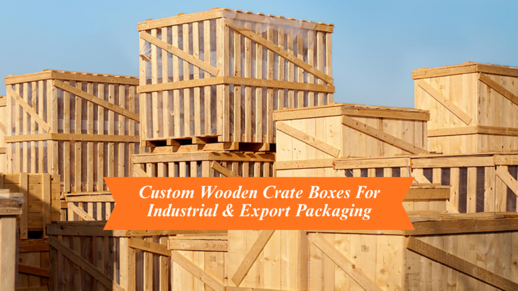 Custom Wooden Crate Boxes For Industrial & Export Packaging